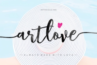 ArtLove: A Script Handwritten Typeface for Creative Branding