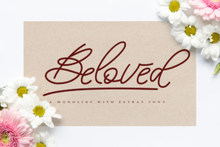 Beloved Script Typeface for Handmade Branding