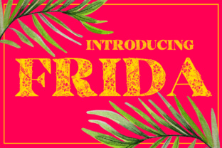 Frida: A Vibrant Decorative Font for Bold Visual Storytelling