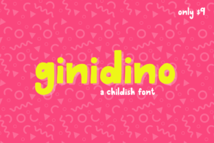Ginidino: The Quirky Sans Serif Font for Child-Centric Branding