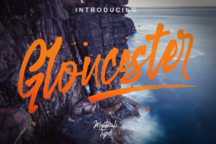 Gloucester Script Typeface for Handmade Branding