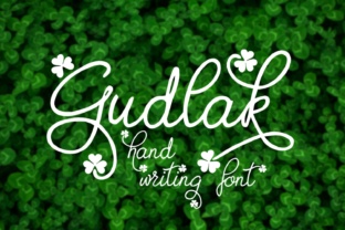 Gudlak: A St. Patrick’s Day Script Handwritten Font for Branding