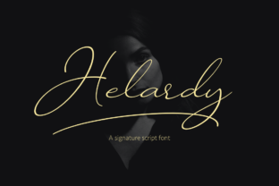 Helardy: A Classy Script Font for Modern Digital Branding
