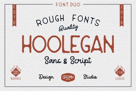 Hoolegan Duo: Handwritten Sans Serif Fonts for Editorial Design