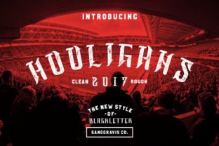 Hooligans Blackletter Typeface for Bold Branding