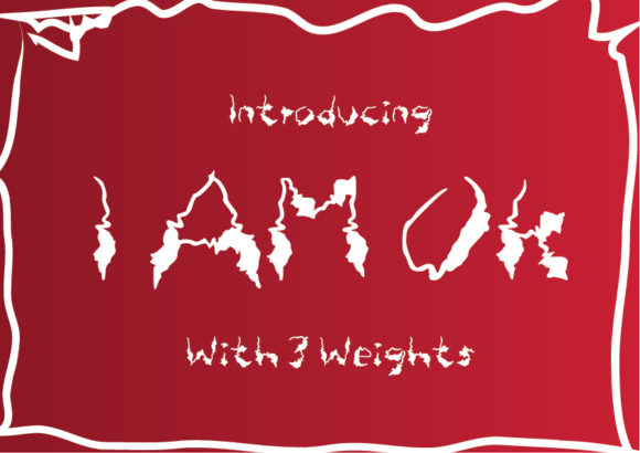 I Am OK Typeface: Unstable Script Fonts for Edgy Campaigns