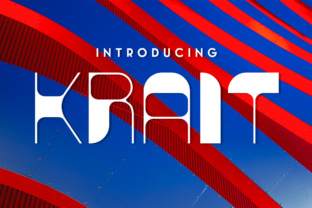 Krait: The Geometric Typeface for Modern Craft and Design