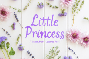 Little Princess: The Sweet Script Handwritten Font for Campaign Visuals