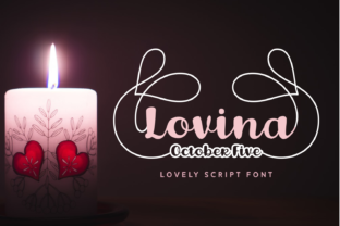 Lovina October Five: A Script Handwritten Typeface for Elegant Branding