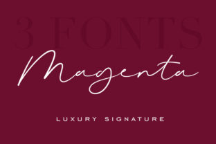 Magenta Duo: The Signature Script Font for Upscale Campaign Design