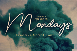 Mondays Script: The Elegant Handwritten Typeface for Boutique Brands