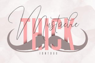 Mustache and Thick: A Font Duo for Polished Brand Visuals