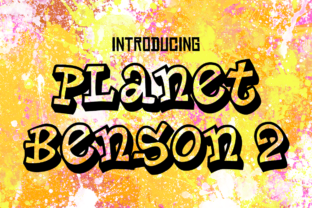 Planet Benson 2: Urban Graffiti Font for Bold Web Headers