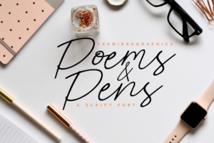 Poems Pens: The Script Handwritten Font for Polished Brand Identity