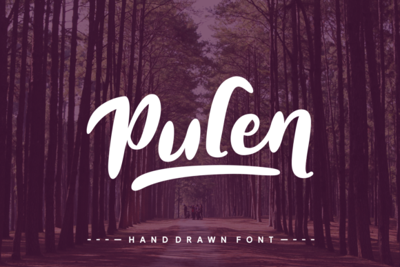 Pulen: The Hand-Drawn Typeface for Authentic Brand Identity