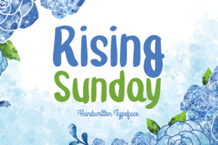 Rising Sunday Typeface for Warm Brand Identity