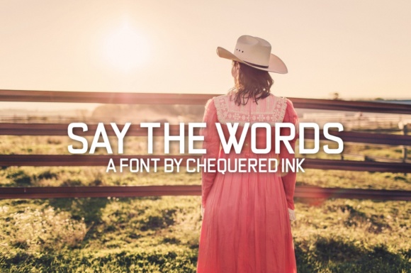 Say the Words: A Bold Sans Serif Font for Handmade Product Branding