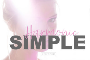 Simple Harmonic Duo Typeface Review for Editorial Design