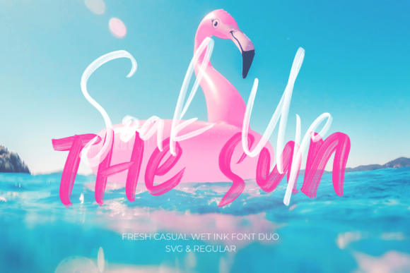Soak Up the Sun Duo: The Handwritten Font for Sunny Brand Vibes