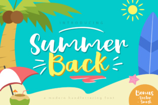 Summer Back Typeface Review for Editorial Design