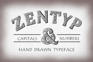 Zentyp: A Hand-Crafted Decorative Font for Bold Branding